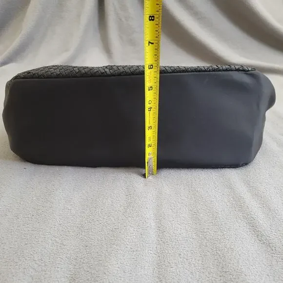 ZEE ALEXIS Purse Black Woven Boho Handbag Crossbody Strap Textured Tote Casual - Picture 7 of 14